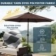 preview thumbnail 10 of 10, Holme 9-foot Steel Market Patio Umbrella with Tilt-and-Crank