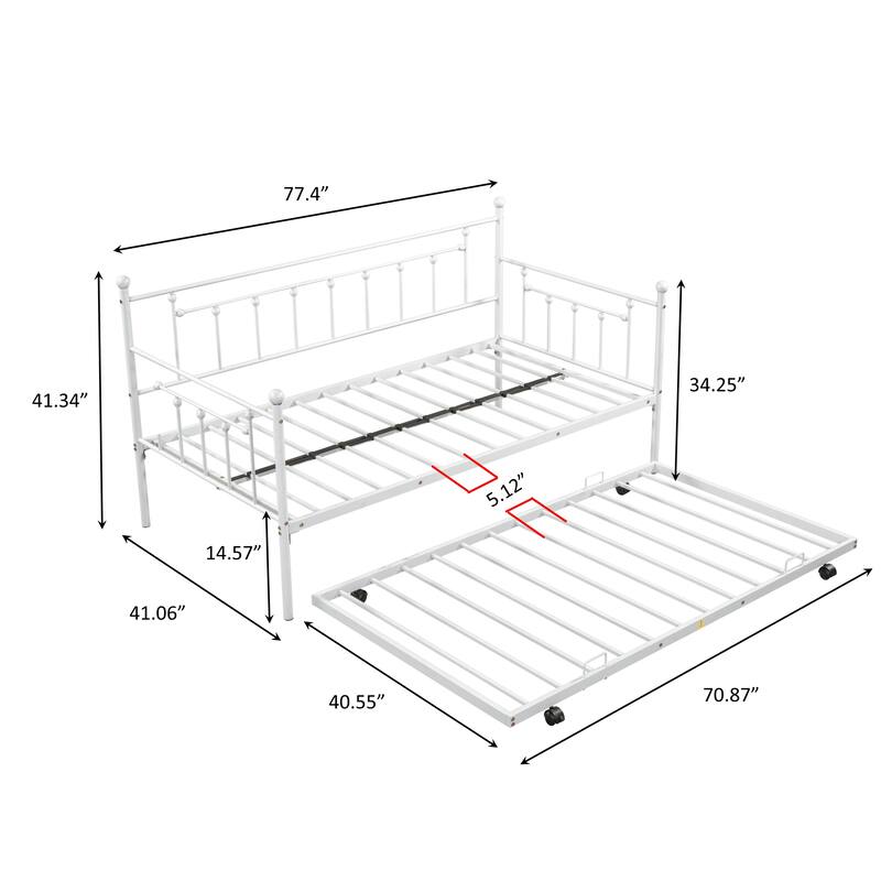 Twin Size Daybed with as the same size Trundle, Great choice for