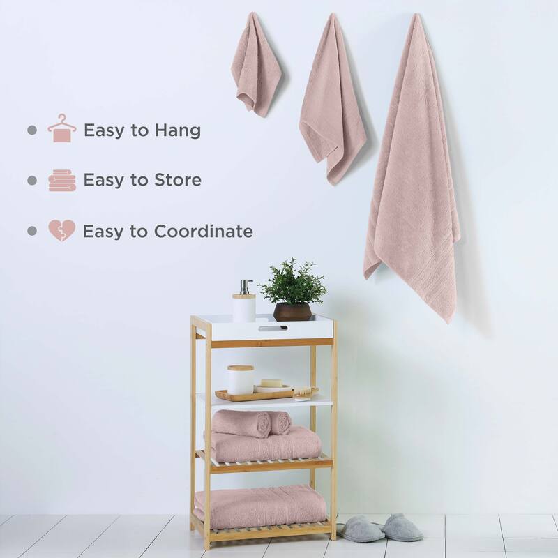 Martex Ultimate Performance Cotton Low-Lint Soft Absorbent Towel Set