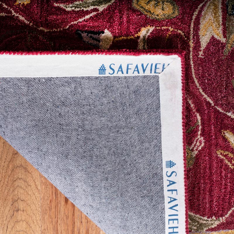 SAFAVIEH Handmade Anatolia Maria Traditional Oriental Hand-spun Wool Rug