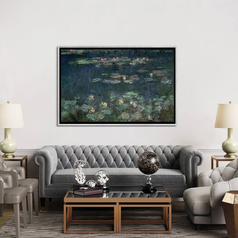Large Wall Art, Framed Art, Modern Art, Plants, Botanical, by Claude Monet
