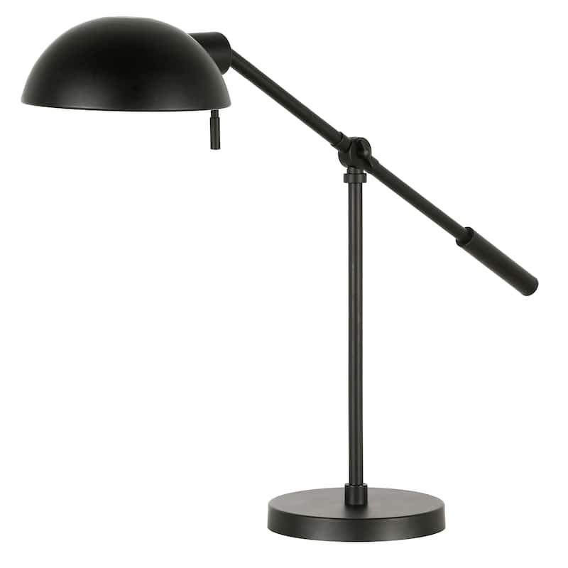 Dexter 23.25" Tall Boom Arm Table Lamp with Metal Shade