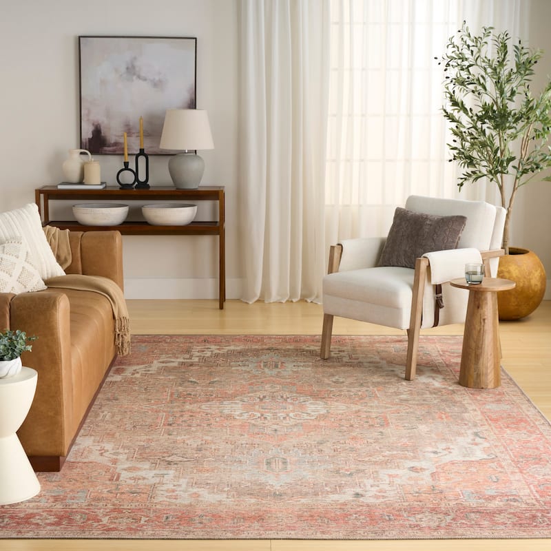 Nourison Vintage Washables Indoor only Persian Area Rug