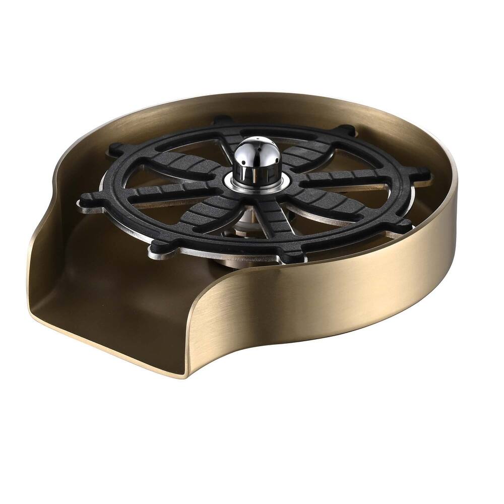 Stainless Steel Glass Rinser for Kitchen Sink, Kitchen Sink Cup Rinser, Bottle Washer Cup Washer for Sink