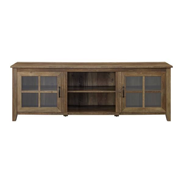 Shop Delacora We Bd70csgd 70 Wide Wood And Metal Media Cabinet