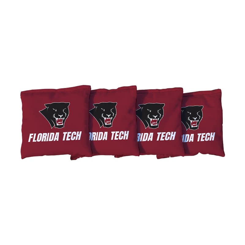 Florida Tech FIT Panthers Red Cornhole Bags - Corn Filled