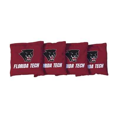 Florida Tech FIT Panthers Red Cornhole Bags