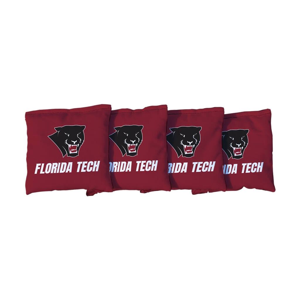 Florida Tech FIT Panthers Red Cornhole Bags