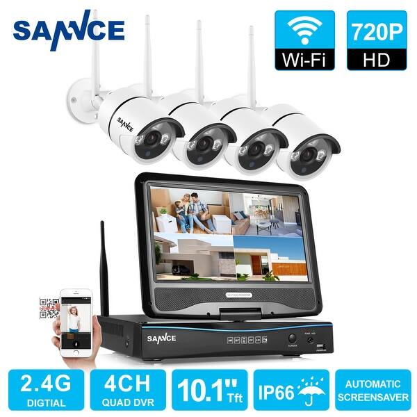 Sannce 4ch 720p Cctv Security Cameras System Wireless Sannce 4ch 720p Cctv Security Cameras System Wireless