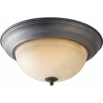 Forte Lighting Energy Efficient Fluorescent 14Wx6H Indoor Flushmount