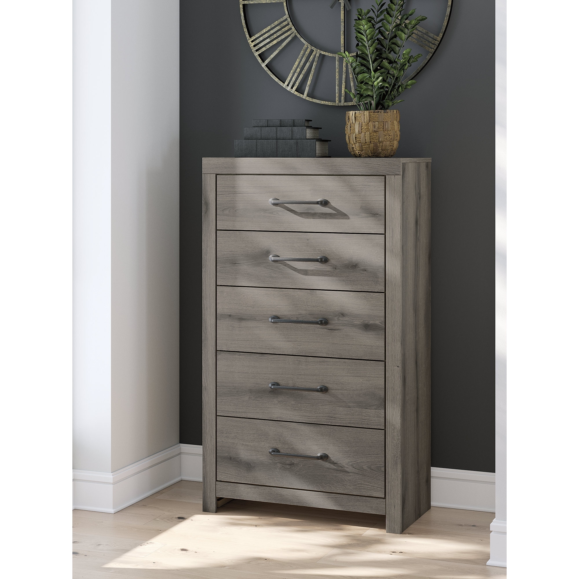 Signature Design by Ashley Fondenlane Gray Chest of Drawers