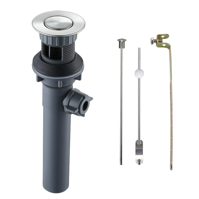 WOWOW Lift Rod Drain Assembly - 1 Pack - Brushed Nickel
