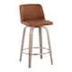 Option Camel PU/Whitewashed/Round Chrome