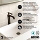 preview thumbnail 7 of 5, Karran VC-301-WH Valera 23" Vitreous China Vessel Bathroom Sink in White with Faucet and drain in Oil Rubbed Bronze