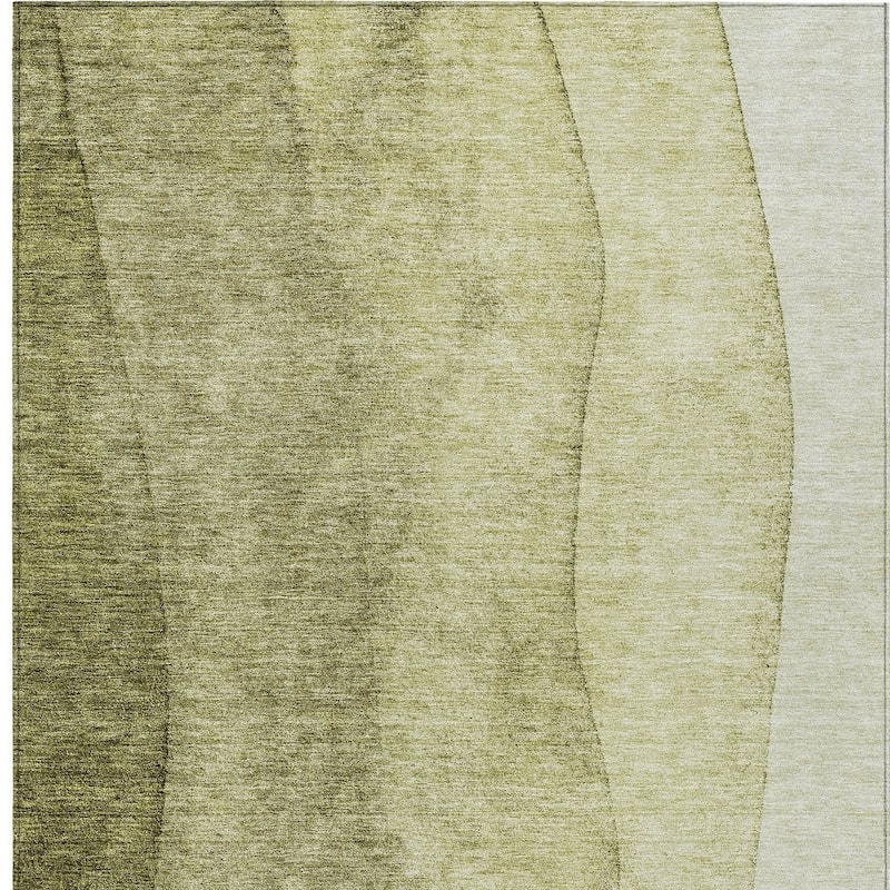 HomeRoots Ombre Transitional Rectangle Outdoor Rug