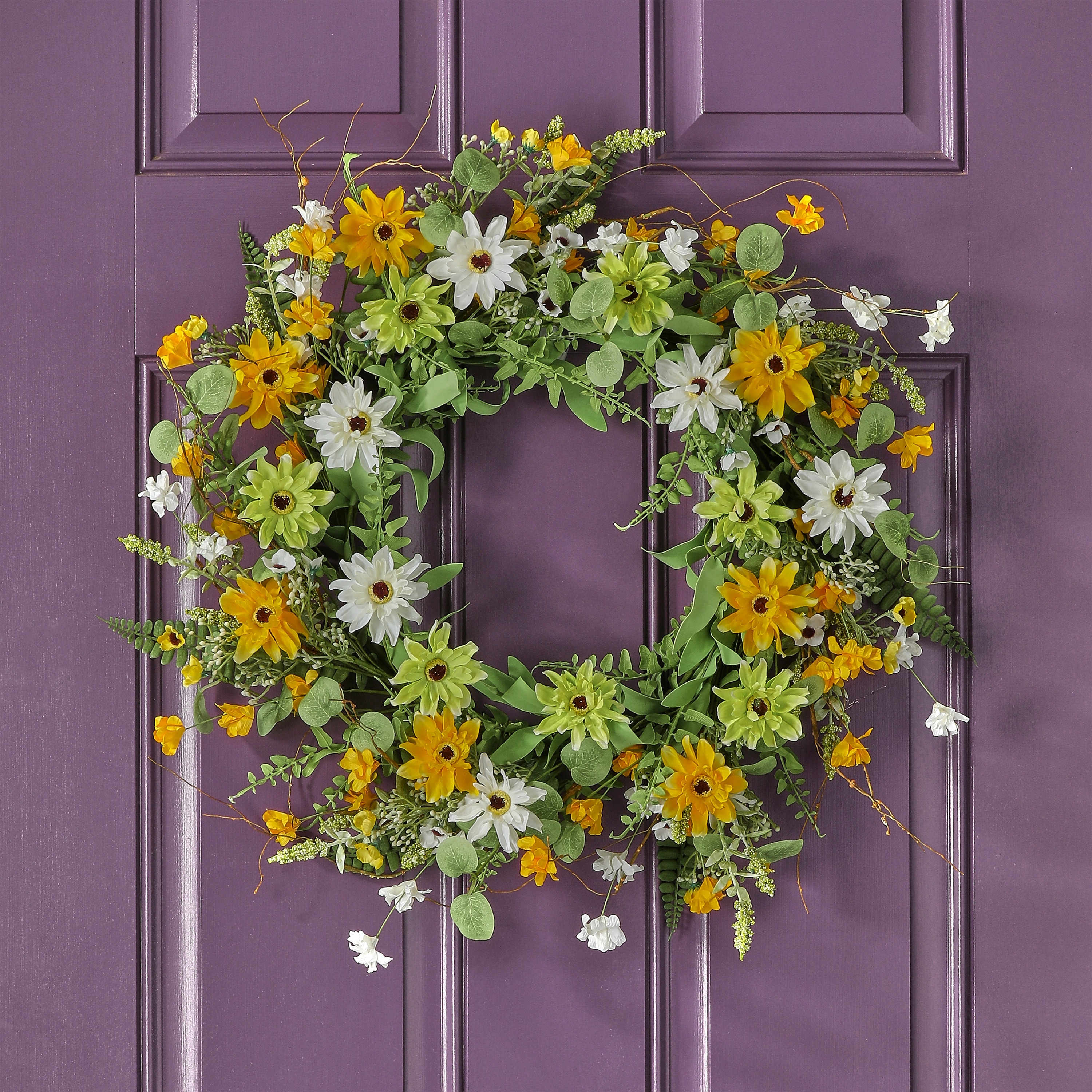 22" Summer Black Eyed Susan Wreath
