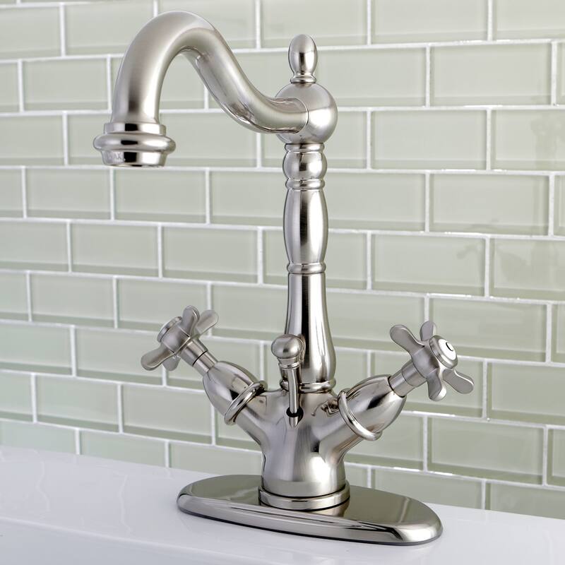 Kingston Brass Essex Centerset Bathroom Faucet - Includes Metal Pop-Up