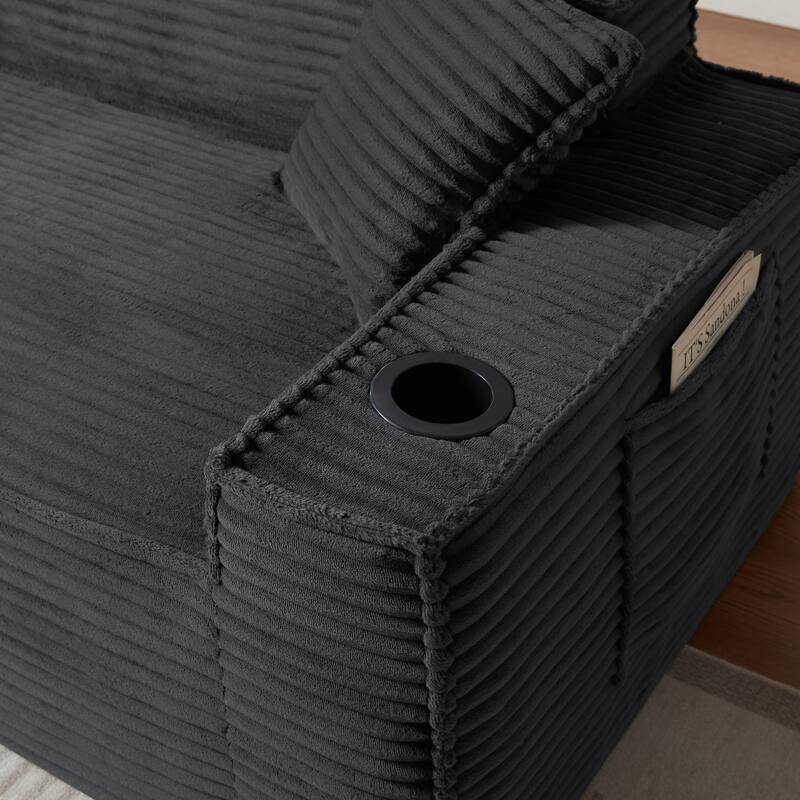 3 Seater Sofa Boneless Couches,No Assembly Needed