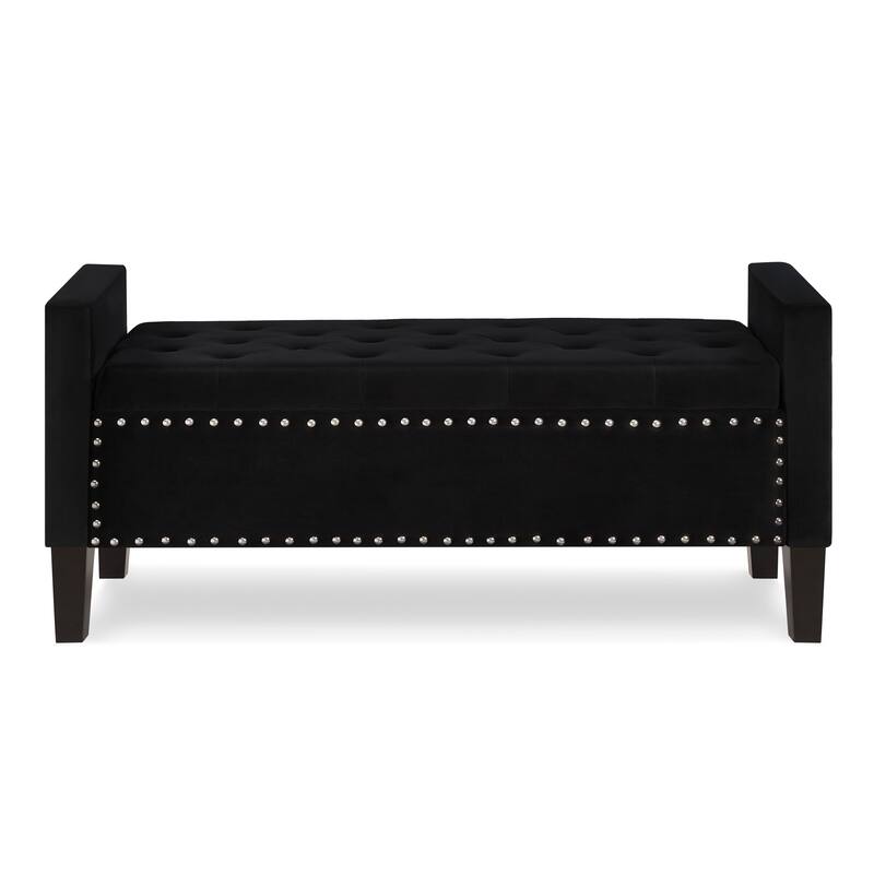 Entryway Living Room Soft Padded Seat with Armrest,Bed Bench