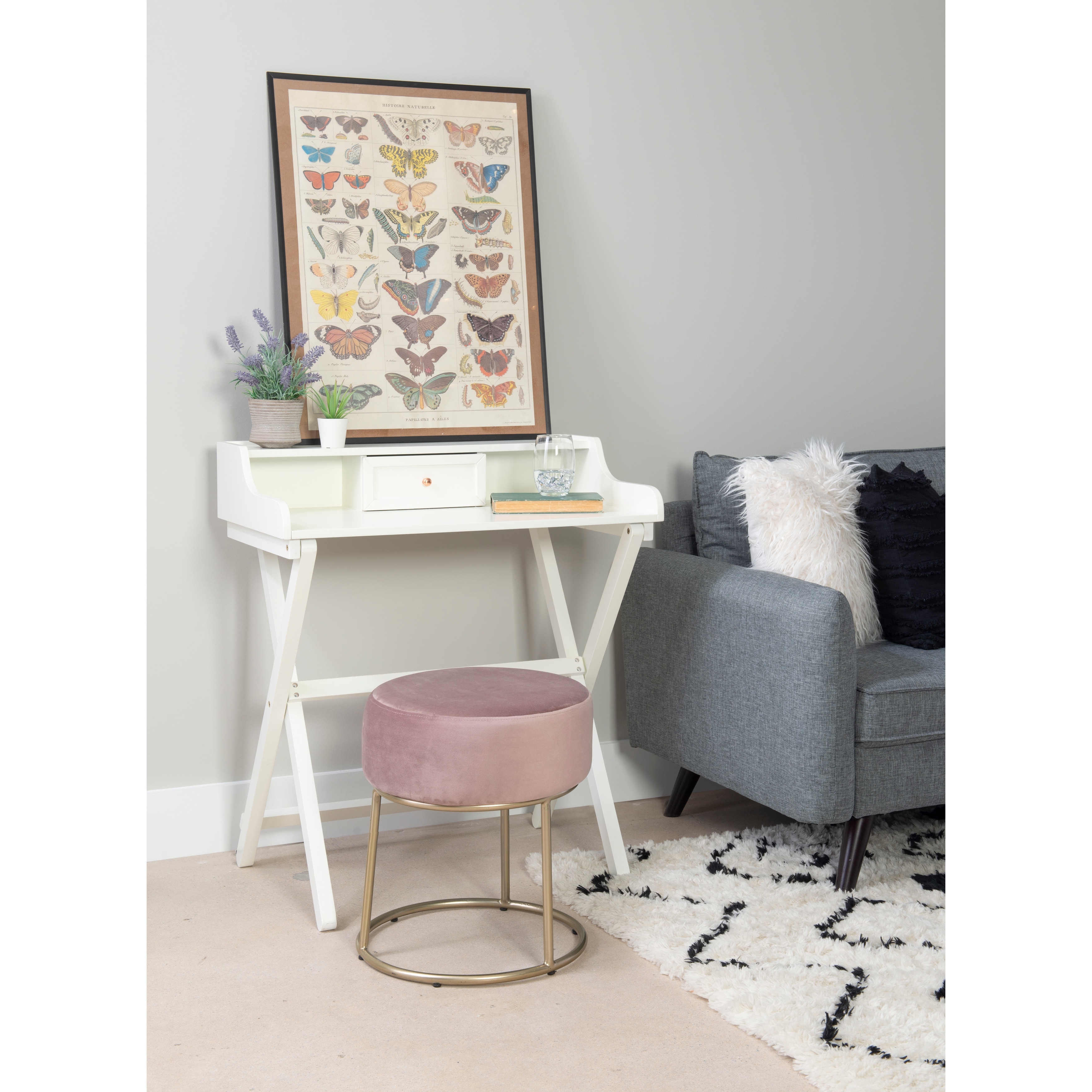 Clover Solid Wood Folding Writing Desk