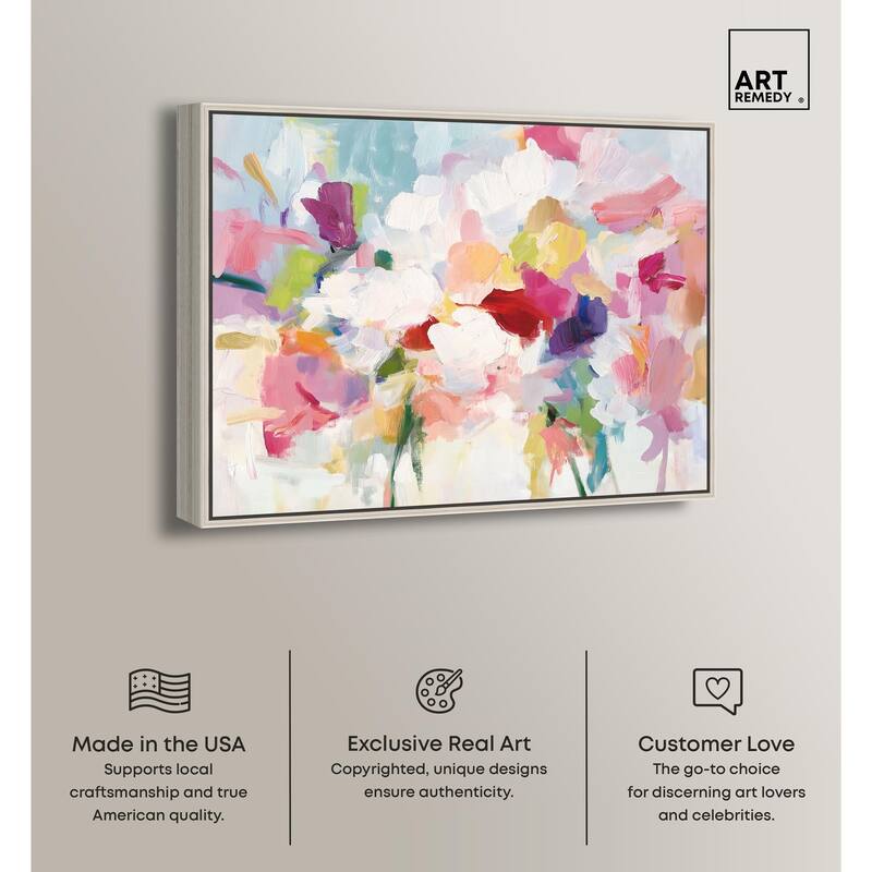 Saturated Colors II Canvas by Art Remedy