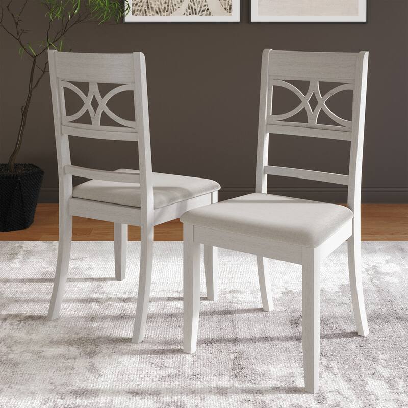 CraftPorch Mid-Century Modern Wooden Dining Chairs (Set of 2) - N/A