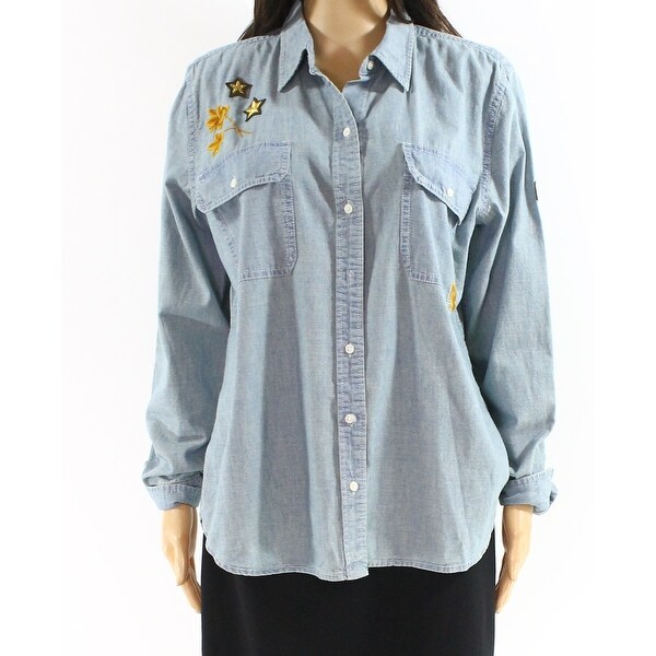 ralph lauren button down womens