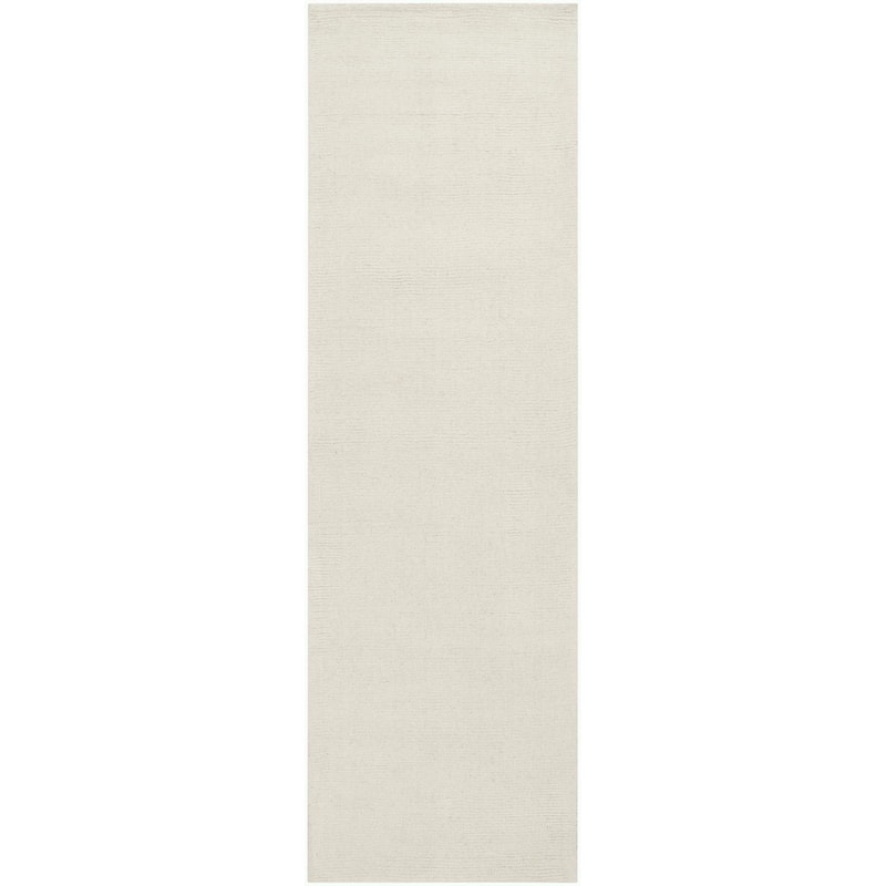 Livabliss Mystique Casual Solid Area Rug - Cream - 2' 6" x 8'