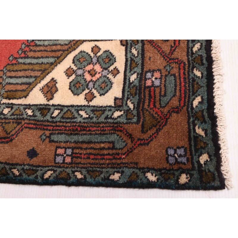 ECARPETGALLERY Hand-knotted Andelz Dark Copper Wool Rug - 2'11 x 10'3