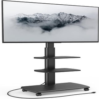 Rolling TV Stand with Power Outlets - Bed Bath & Beyond - 42882776