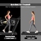 preview thumbnail 77 of 80, SuperFit 2.25HP 2 in 1 Folding Treadmill Remote Control W/ APP