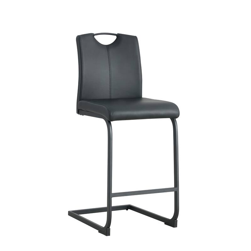 Set of 2,PU Barstool Dining Counter Height Chair
