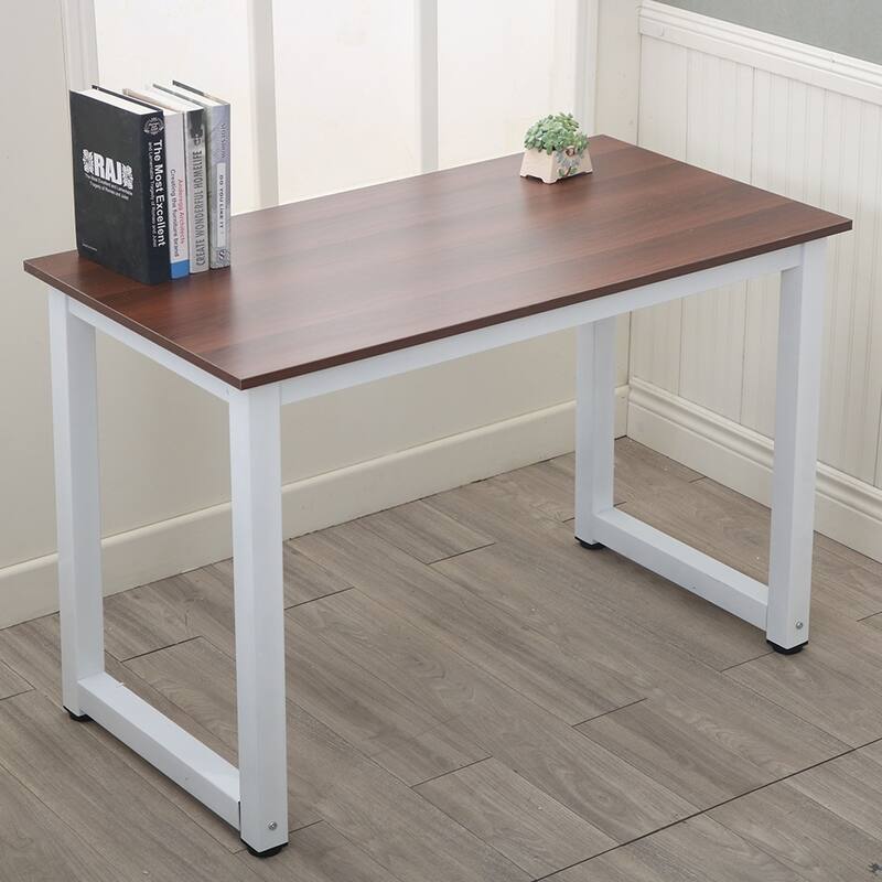 41.31" White Feet Writing Desk