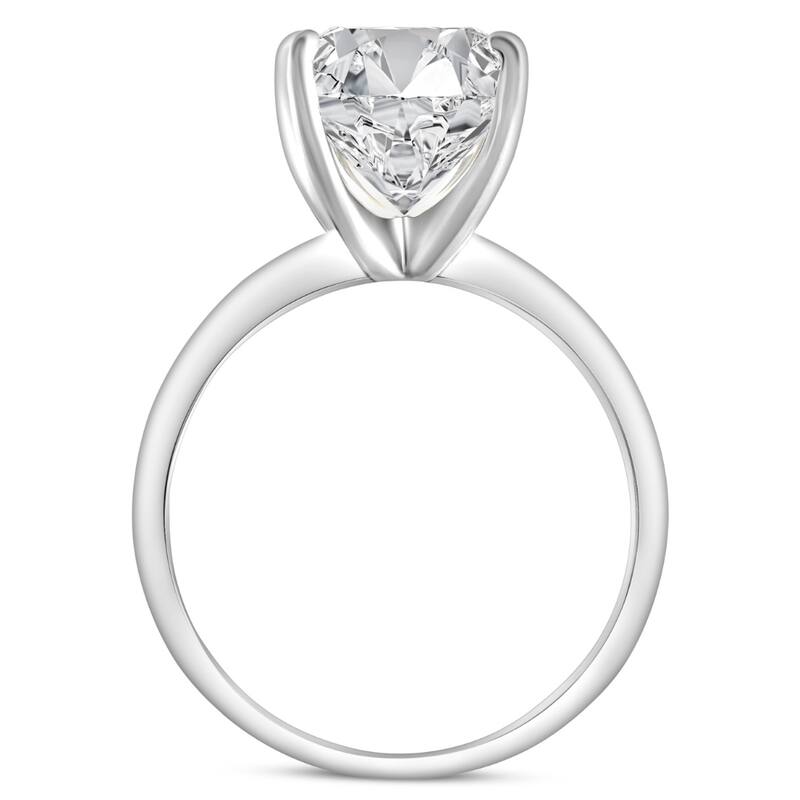 4.39 CT Cushion Diamond GIA Certified Solitaire Engagement Ring White Gold