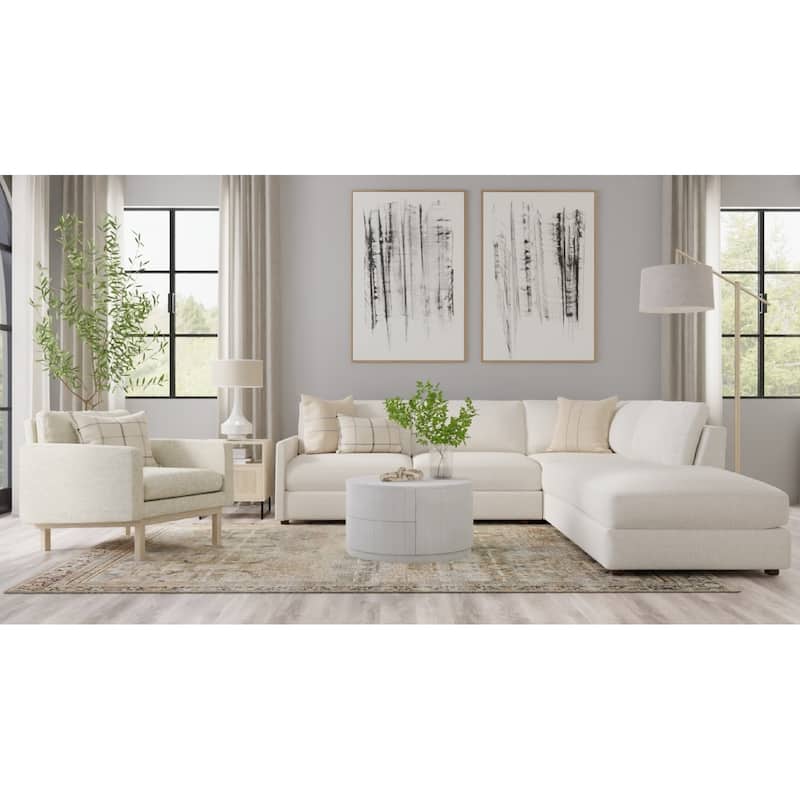 Carolina Living Christa 2-Drawer 30" Round Coffee Table