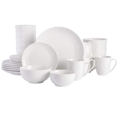 Gibson Home Ogalla 30-Piece Dinnerware Set - White