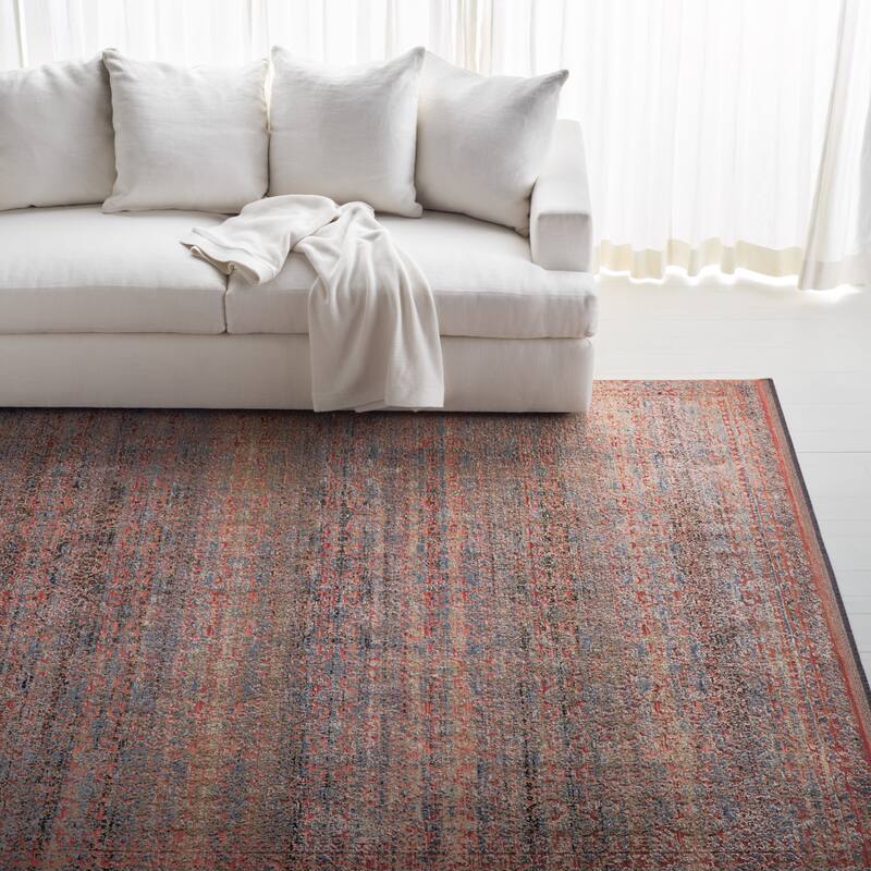 SAFAVIEH Lauren Ralph Lauren Heulyn Vintage Rug - 10' x 14' - Navy/Rust