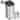 iTouchless 13 Gal 2.5 Gal Sensor Kitchen & Bathroom Trash Can Set