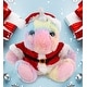 preview thumbnail 4 of 4, DolliBu Santa Sitting Rainbow Unicorn Stuffed Animal Plush with Outfit - 10 inches