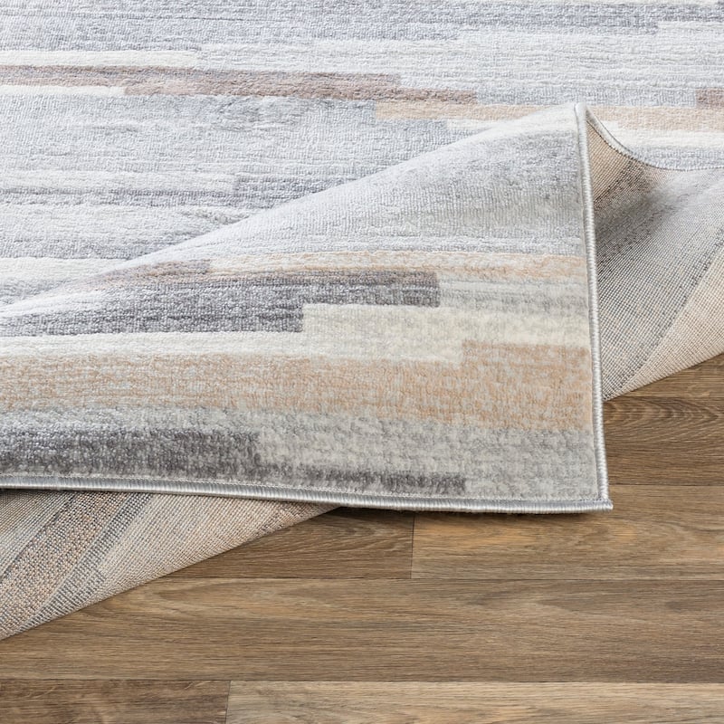 Livabliss Moe Striped Area Rug