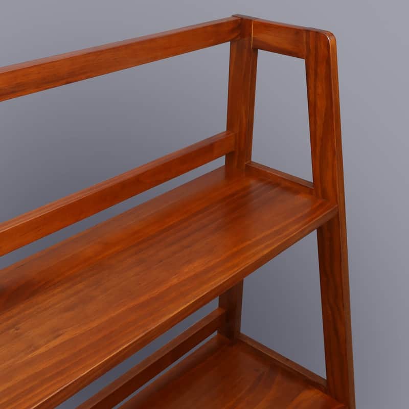Metro Solid Wood 34" Wide 3-Shelf Bookcase - 34"W x 15"D x 43.5"H