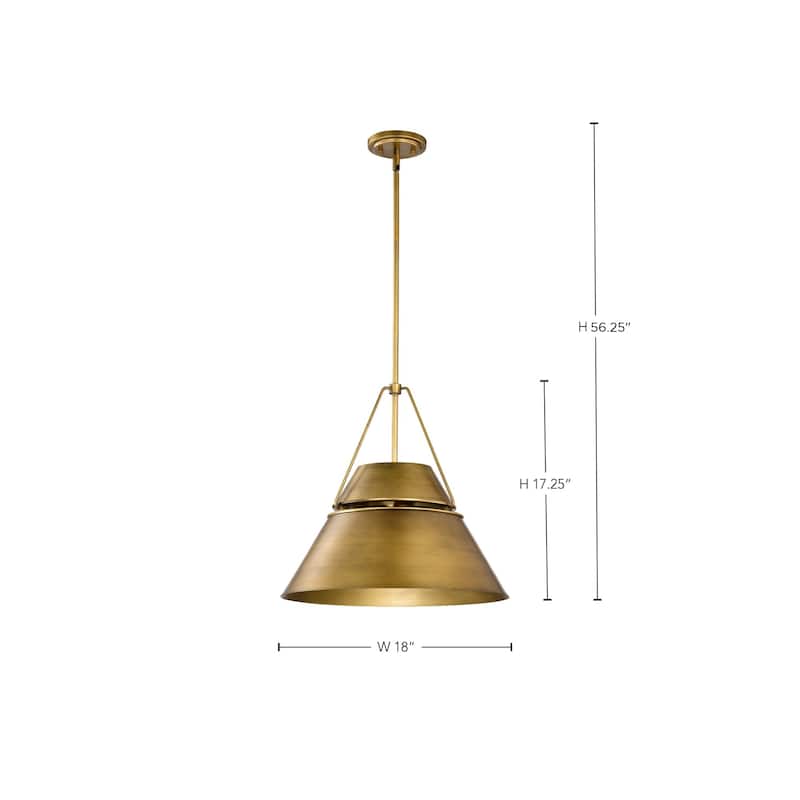 Nuvo Lighting 60/7778 Adina 3 Light 18" Wide Pendant