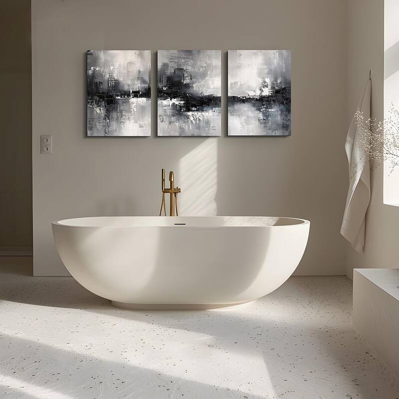 Black and White Wall Painting