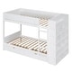 preview thumbnail 5 of 16, Twin over Twin Multi-function Bunk Bed With 2 Drawers And Multi-layer Cabinet,Solid Construction