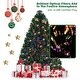 preview thumbnail 15 of 19, Costway 3/4/5/6 Ft Pre-Lit Fiber Optic PVC Christmas Tree Plastic