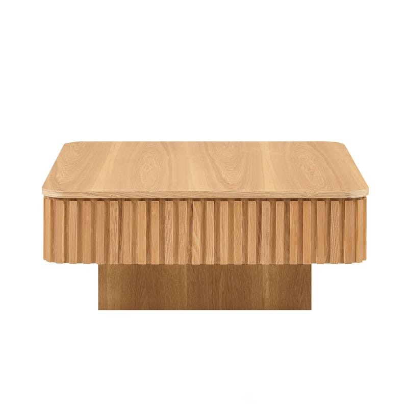 Modern Handcraft Drum Coffee Table Square Coffee Table for Living Room,Lift Top Wooden Coffee Table with Hidden Storage Space