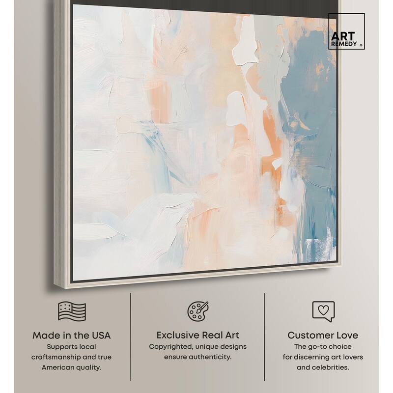 Gossamer Light Canvas by Art Remedy