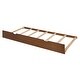 preview thumbnail 9 of 7, Walnut Elegant Full-Over-Full Bunk Bed with Trundle and 3 Storage Stairs