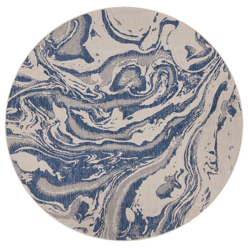 Sevita Abstract Oasis Indoor Outdoor Rug