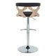 preview thumbnail 143 of 141, Carson Carrington Viby Adjustable Bar Stool with Rounded T Footrest (Set of 2)